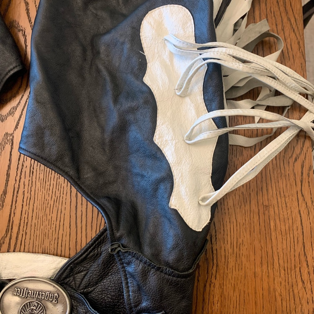Jagermeister Black Leather Pants - Picture 15 of 16